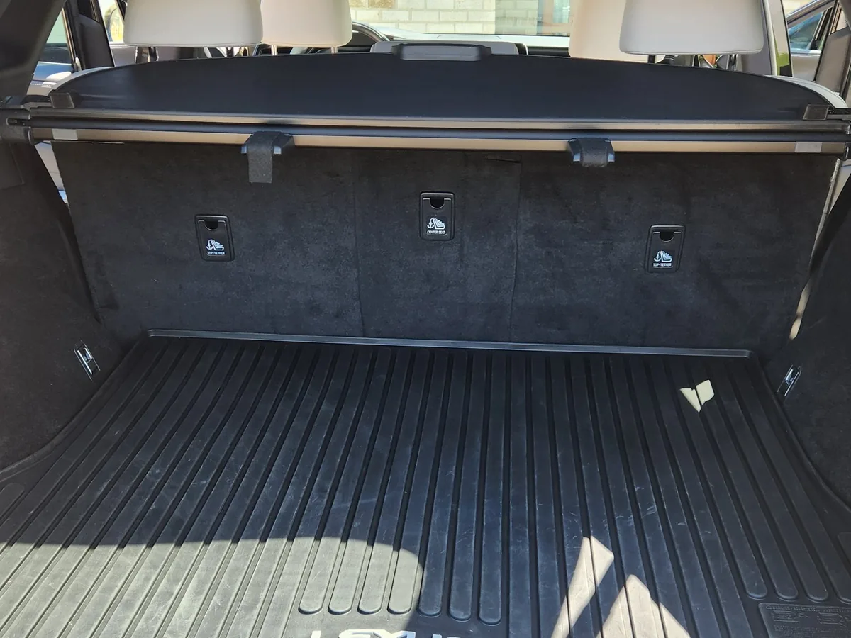 Cargo area after interior cleaning with debris removed